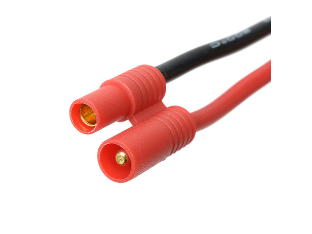 Konektor pozlátený 3.5mm samec s káblom 14AWG 10cm