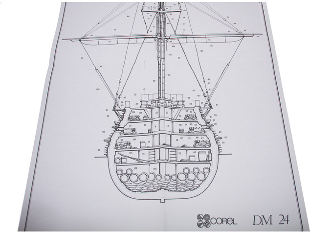 COREL HMS Victory 1651 rez 1:98 kit