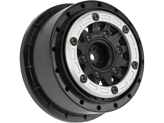 Pro-Line disk 2.2/3.0" Raid bead lock H12/H14 SC strieborno-čierny (2)