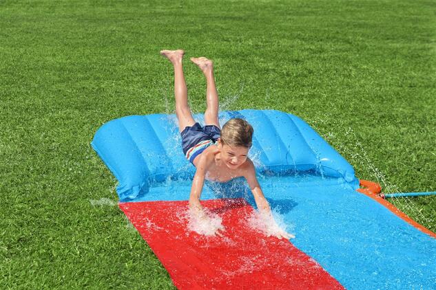 Bestway 52478 H2OGO!® Tsunami Splash Ramp™ tobogán pre 2 osoby 488 x 143 cm