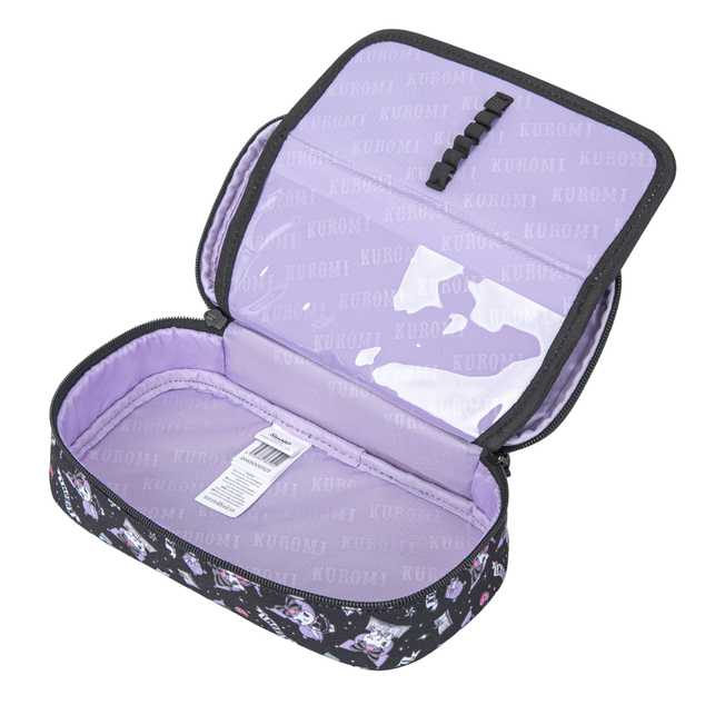 BAAGL Školský peračník etui Kuromi Black GRS