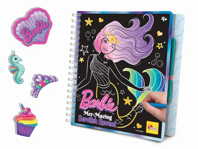 Barbie sketch book mer-mazing scratch reveal