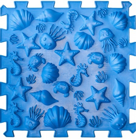 Ortek Masážna ortopedická podložka Puzzle "Mix" 20 prvkov