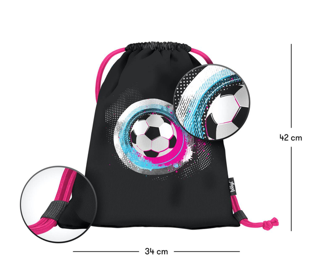 BAAGL Tasche Fußball rosa