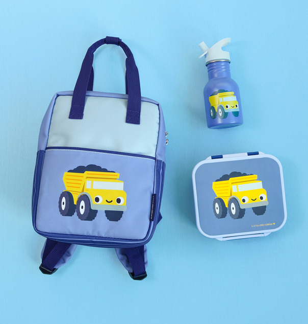A Little Lovely Company - kleiner quadratischer Rucksack - Kipper
