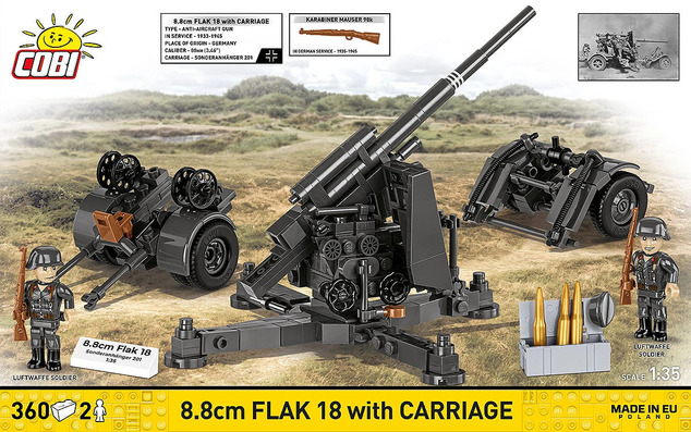 Cobi 8,8 cm protilietadlový kanón, 1:35
