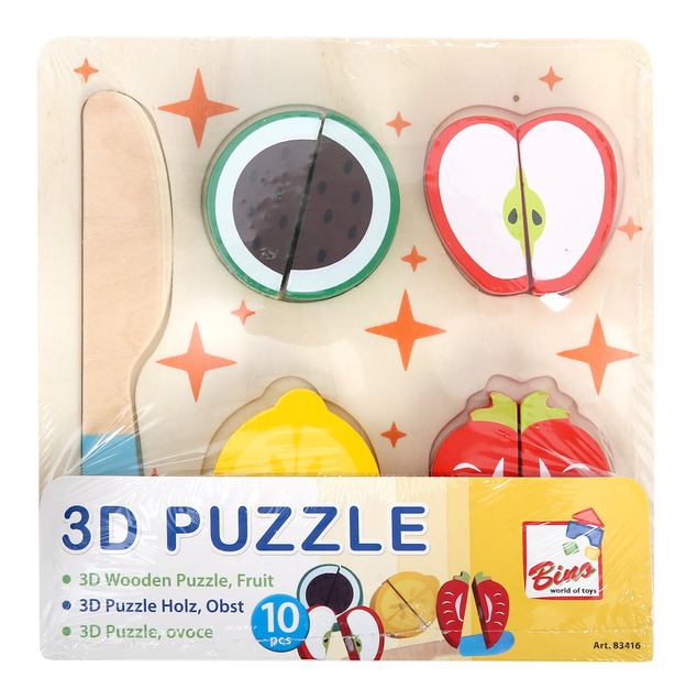 Bino 3D Puzzle, ovocie
