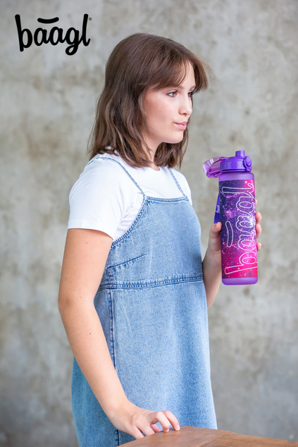BAAGL Tritan-Flasche für Getränke Galaxy, 1000 ml
