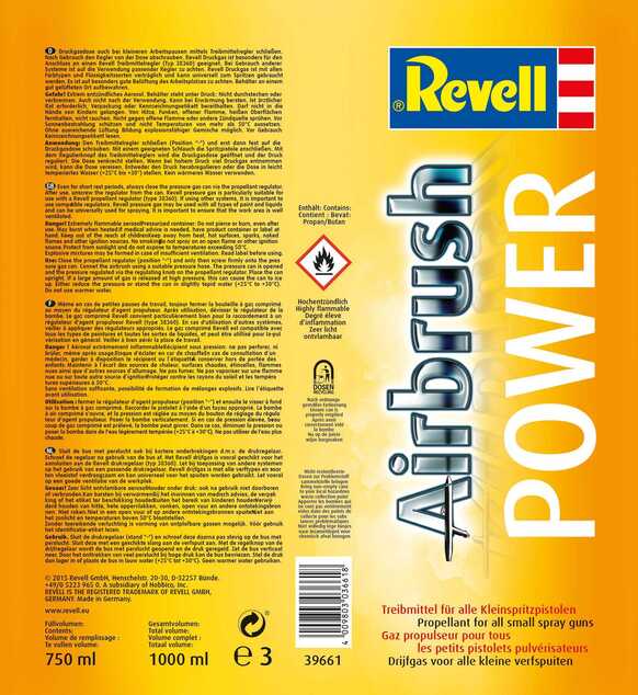 Airbrush Power 39661 - Druckluft 750ml
