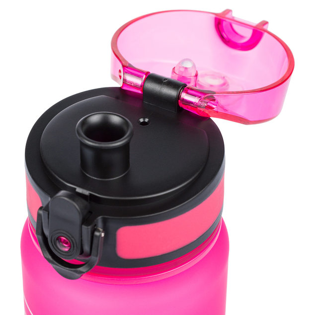 BAAGL Tritanová fľaša na nápoje Logo ružová, 500 ml