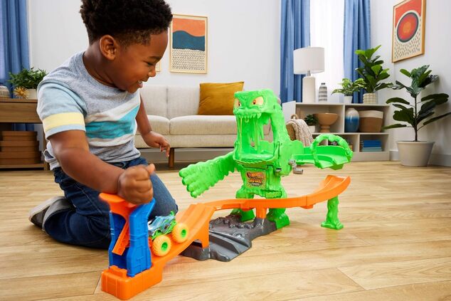 Mattel Hot Wheels Monster Trucks Mutant Chaos Slime petlja