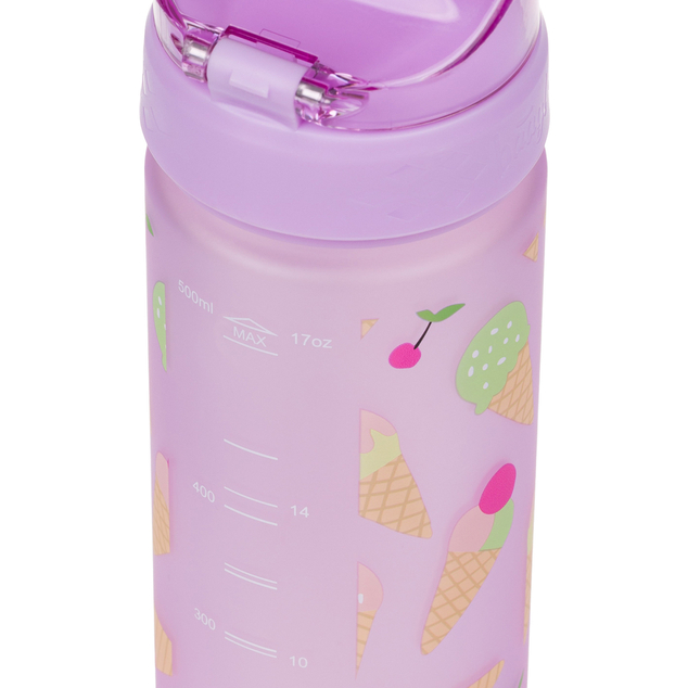 BAAGL Tritan-Flasche für Getränke Lavender, 500 ml