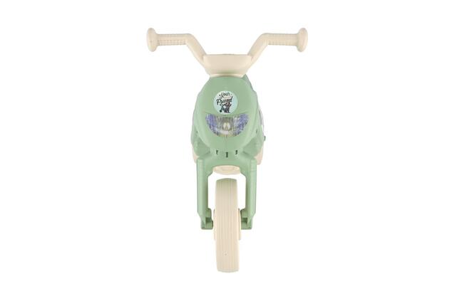 Bicicletta senza pedali Enduro Yupee verde pastello piccola altezza sedile 26cm capacità fino a 25kg