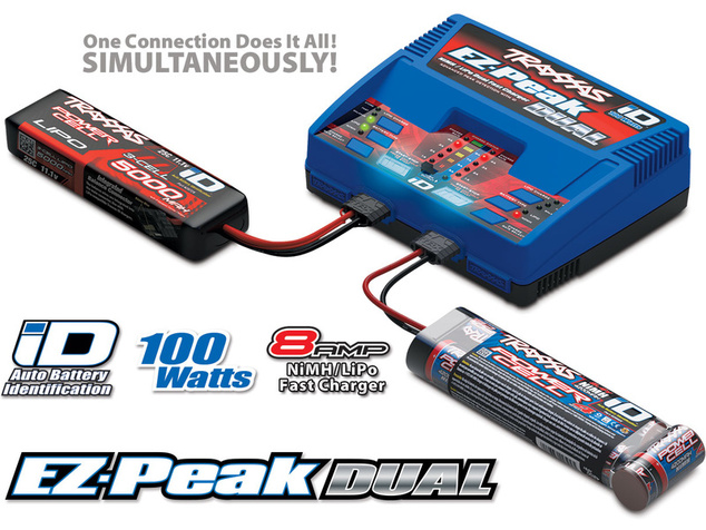 Traxxas nabíjač EZ-Peak Dual 2x50W