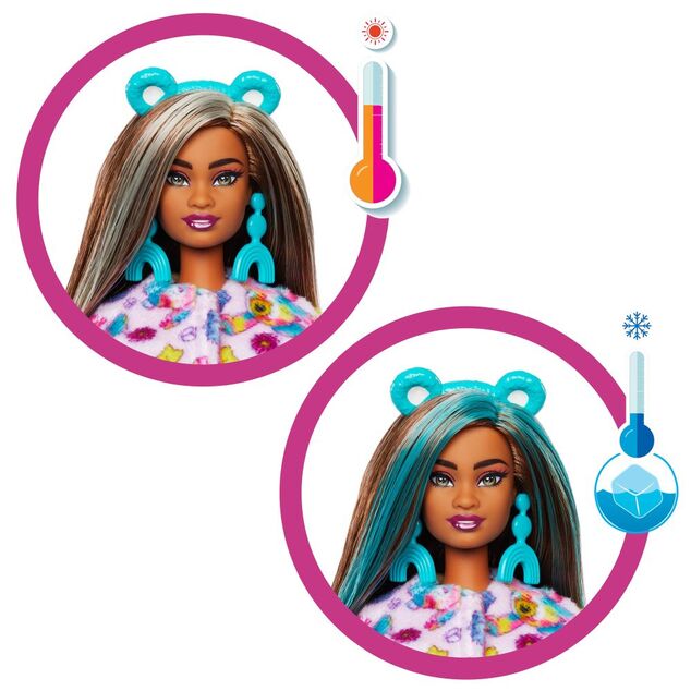 Barbie CUTIE REVEAL Barbie a starostliví medvedíci séria 2 - MODRÁ