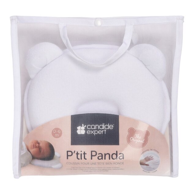 Cuscino Panda, Bianco