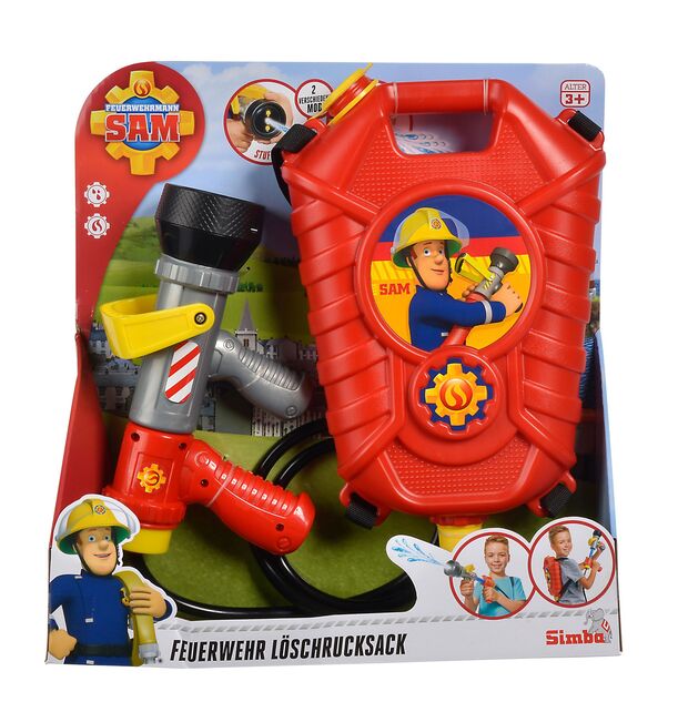 Simba Fireman Sam Hasiaca sada na chrbát