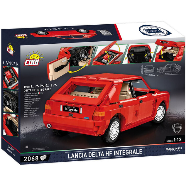 Cobi Lancia Delta HF Integrale, 1:12, 2068 k