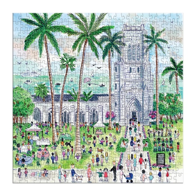 Galison Puzzle Michael Storrings Duminică în Palm Beach 500 piese