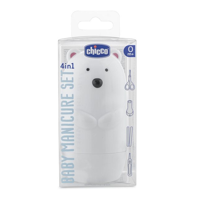 CHICCO Set manikúra pre deti Polárny medveď