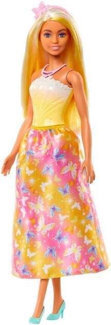 Mattel Barbie Rozprávková princezná - žltá