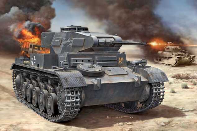 ModelSet tank 63229 - PzKpfw II Ausf. F (1:76)