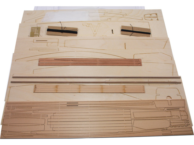 Krick Vaurien plachetnica 1:10 kit