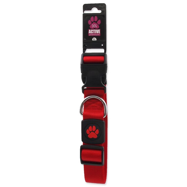 Obojok Active Dog Premium XL červený 3,8x51-78cm