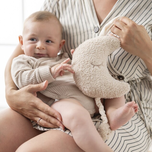 NATTOU Hračka hudobná Teddy mesiačik 25 cm