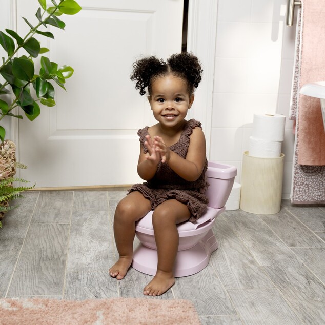 INGENUITY Kinder-Toilette mit Geräusch My Size™ Rosa