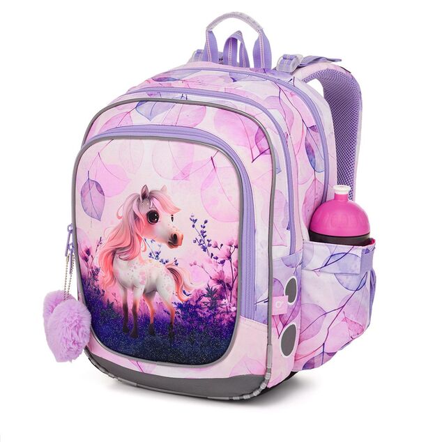 Zaino scolastico leggero con cavallo Topgal ENDY 25073