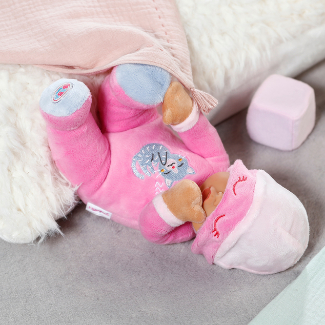 Zapf BABY born for babies Spinkáčik tmavo ružový