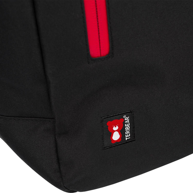 Zaino con cerniera TERIBEAR nero