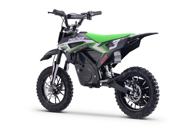 Elektrický Motocross pre deti Beneo Motors Panther zelený - 550W