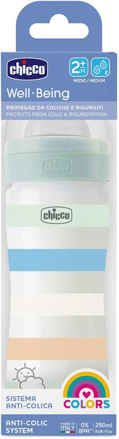 CHICCO Babyflasche Wohlfühlsilikon 250ml Junge