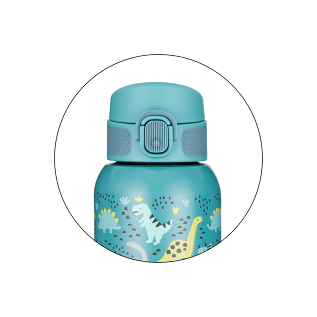 PETITE&amp;MARS Fľaša nerezová termo s náustkom 500 ml Dino Park 36m+