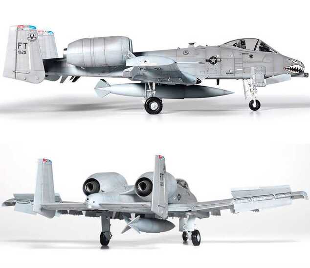 Modellbausatz Flugzeug 12348 - USAF A-10C „75th FS Flying Tigers“ (1:48)