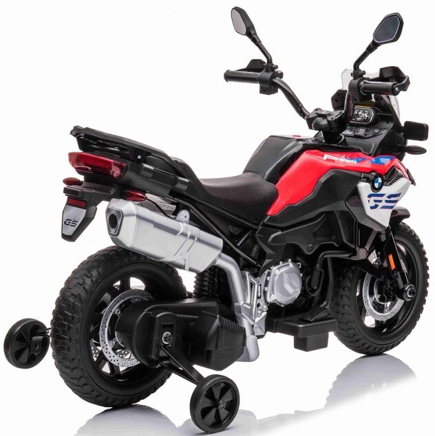 Elektromotorrad BMW F850 GS, lizenziert, 12-V-Batterie, weiche EVA-Räder, 2 x 35-W-Motor