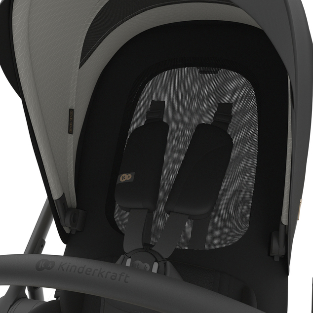 KINDERKRAFT Kočík kombinovaný 2v1 Prime 3 Venezian Black