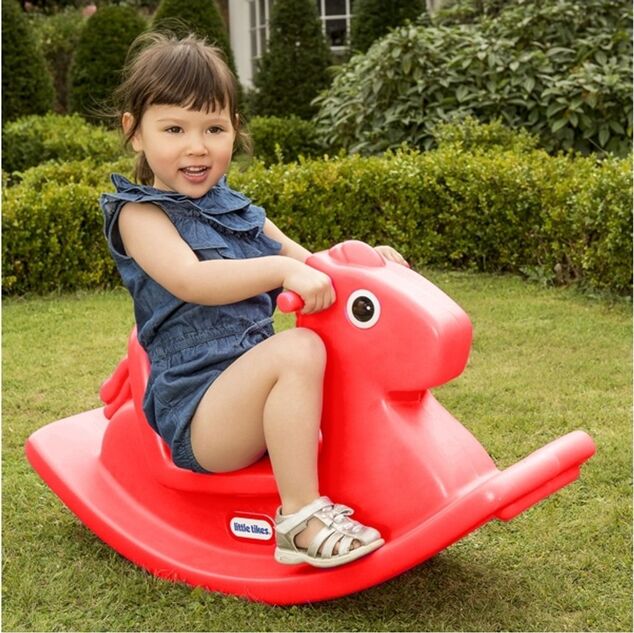 Hojdací koník Little Tikes červený