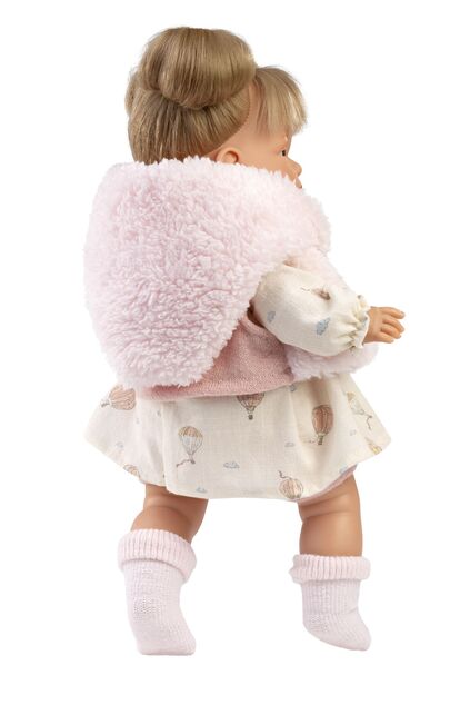 Llorens 38362 JOELLE - muñeca realista con sonidos y cuerpo de tela suave