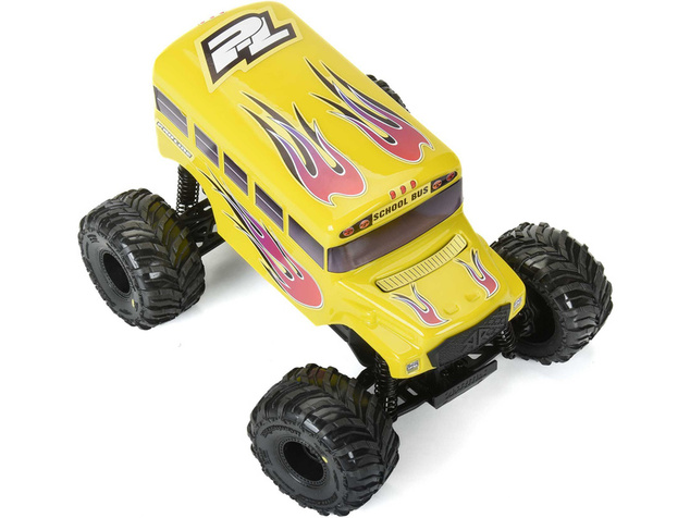 Pro-Line karosérie 1:16 školní autobus, žlutý: Arrma Gorgon/Quake Grom