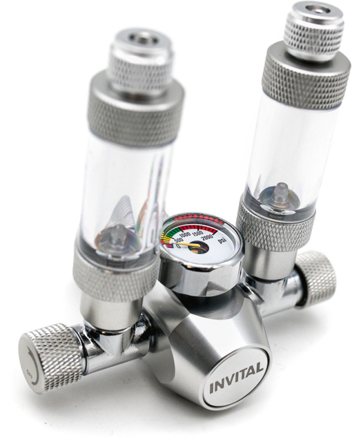 CO2-Set Standard DUO ohne automatische Abschaltung mit 2,1l Flasche und Zubehör