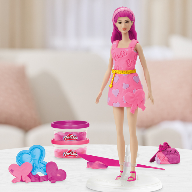 HASBRO - Play-Doh Barbie vlasy a srdce