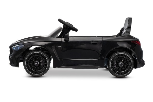 Elektrické autíčko Mercedes CLE 12V s pohonom zadných kolies, čierne, Jednomiestne, Lítiov