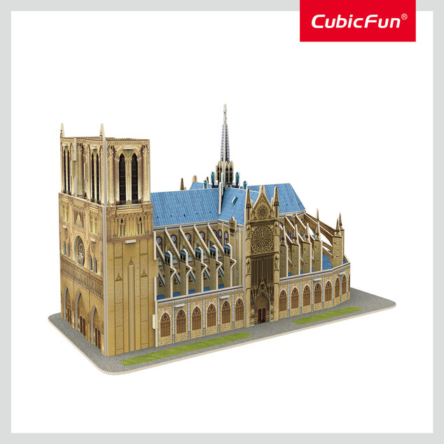 CubicFun - Puzzle 3D Katedrala Notre-Dame 53 delov