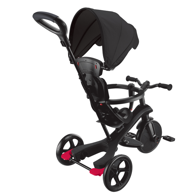 Globber trojkolka Explorer Trike 4in1 Black