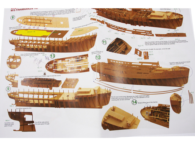 Modell-Tec MS Finnmarken 1:60 kit