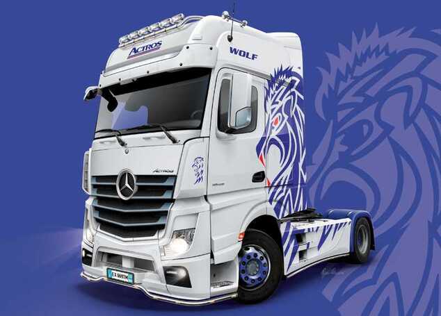Model Kit truck 3935 - Mercedes-Benz ACTROS MP4 Giga Space (1:24)