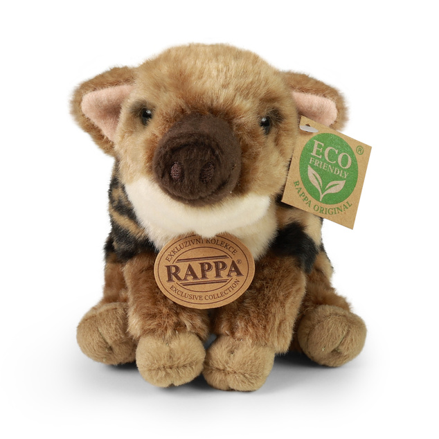 Plüsch Wildschwein Baby sitzend 20 cm ECO-FRIENDLY